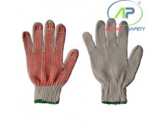 Găng tay len chấm hạt nhựa PVC (60g)